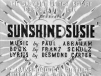 Sunshine Susie  - Poster / Imagen Principal