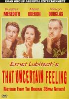 That Uncertain Feeling  - Dvd