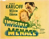 The Invisible Menace  - Posters