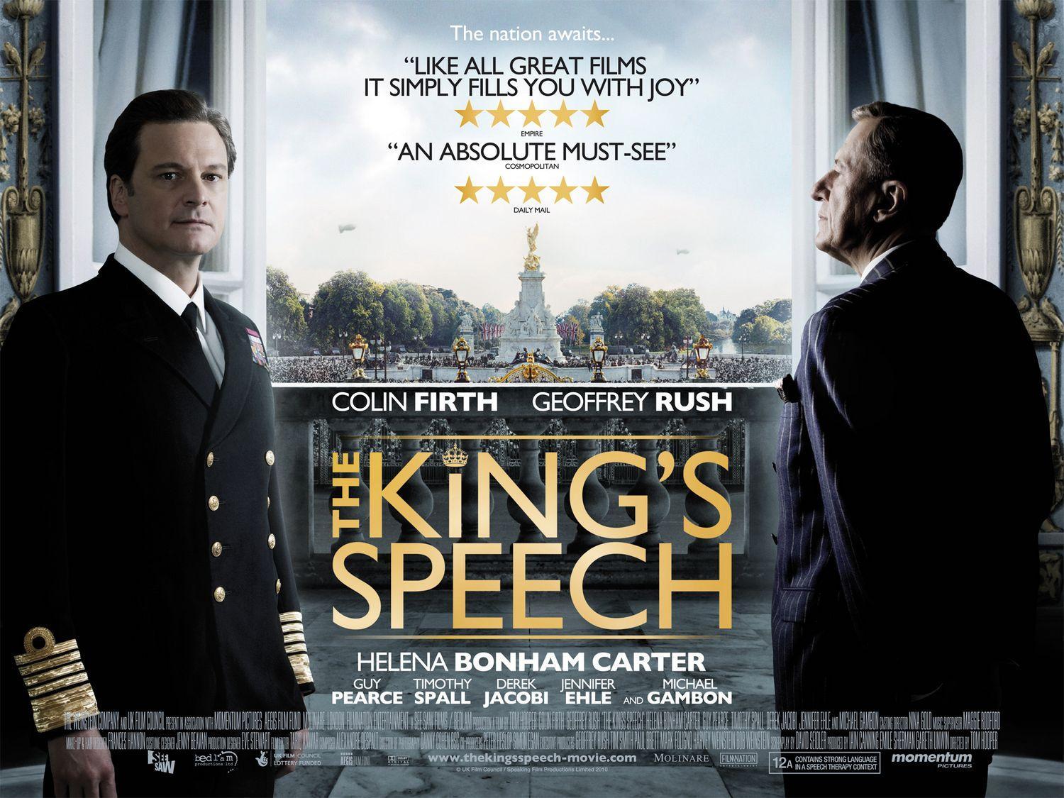 king's speech movie transcript