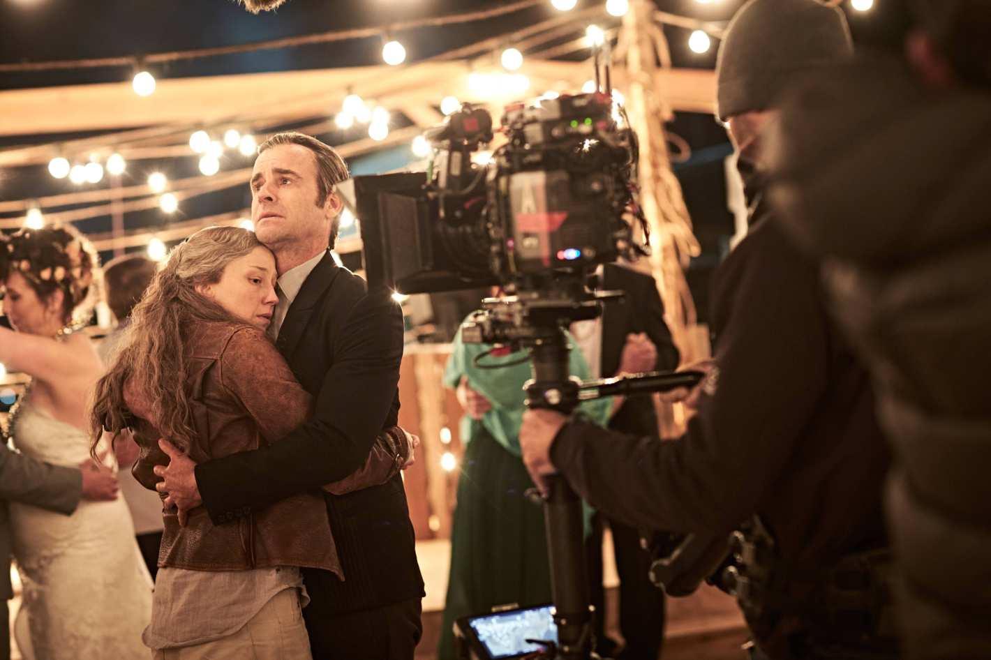 Carrie Coon & Justin Theroux