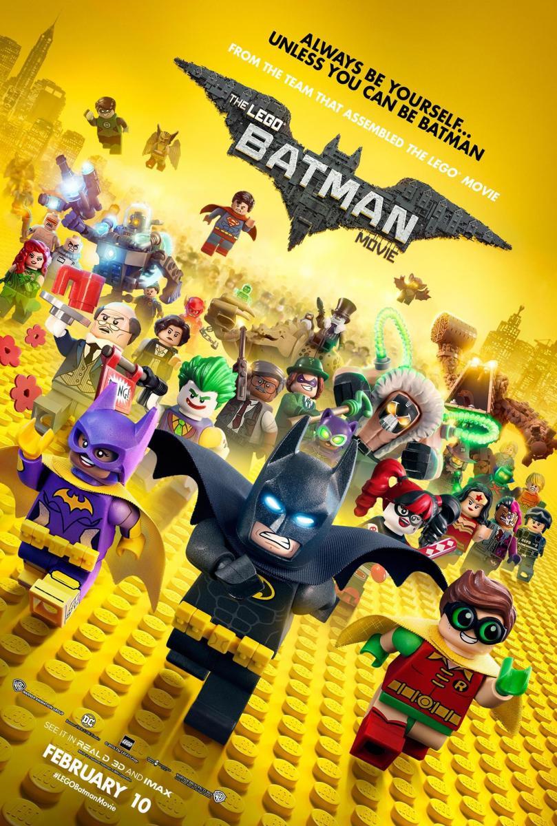 póster de la película infantil Batman: la lego película