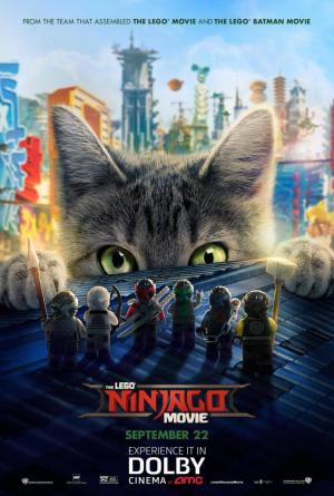 póster de la película cómica la lego ninjago
