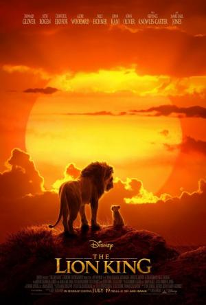 Póster de la película de animación El rey león