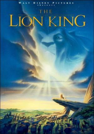 póster de la película de dibujos animados dramática El rey león