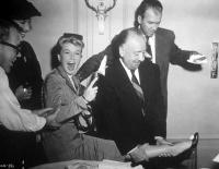  Doris Day, Alfred Hitchcock & James Stewart
