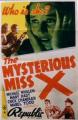 The Mysterious Miss X 