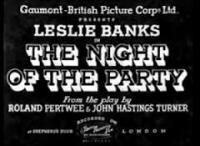 The Night of the Party  - Poster / Imagen Principal