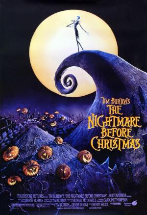 póster de la película musical de fantasía Pesadilla antes de Navidad
