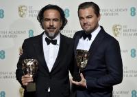 Alejandro González Iñárritu & Leonardo DiCaprio at the 2016 Awards BAFTA