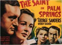 The Saint in Palm Springs  - Posters