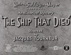 The Ship That Died (S)
