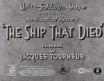 The Ship That Died (C)