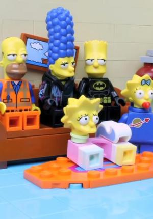 The Simpsons LEGO Movie Couch Gag (S)