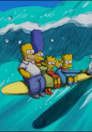 Los Simpson: Married to the Blob Couch Gag (C)