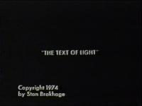 The Text of Light  - Fotogramas