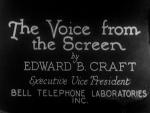 The Voice from the Screen 