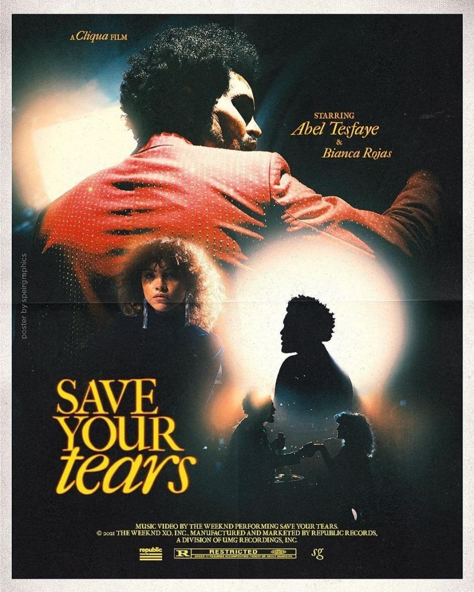 The Weeknd: Save Your Tears (Music Video) - Posters