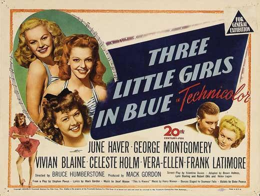 Three Little Girls in Blue  - Posters
