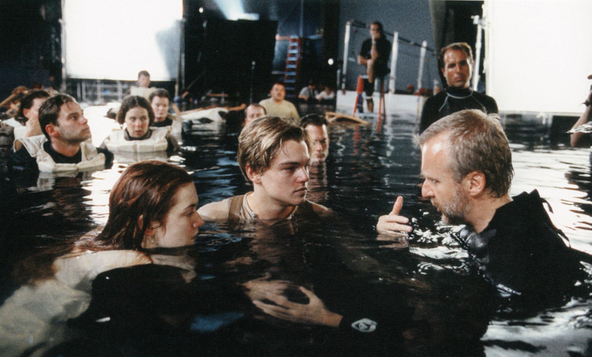 Kate Winslet, Leonardo DiCaprio & James Cameron