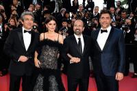 Ricardo Darín, Penélope Cruz, Asghar Farhadi & Javier Bardem en el Festival de Cannes