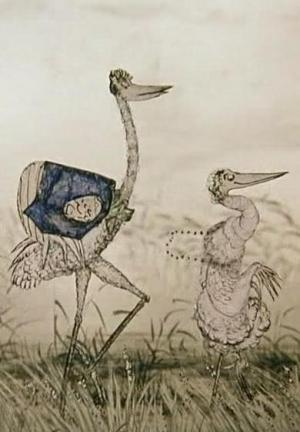 La garza y la grulla (The Heron and the Crane) (C)