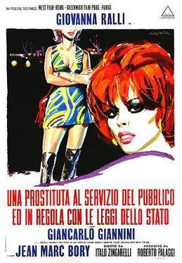 Chica fácil al servicio del público 