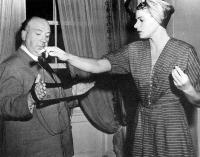 Alfred Hitchcock & Ingrid Bergman