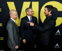 Sam Rockwell, Steve Carell & Christian Bale en la premier de Vice (2018)
