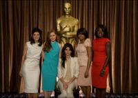 Penélope Cruz, junto a sus compañeras/rivales de nominación al Oscar