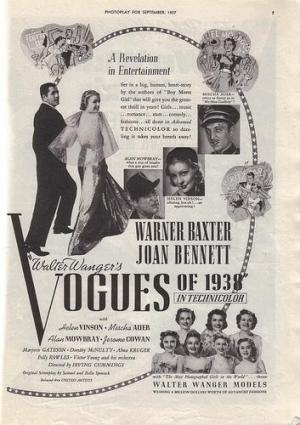 Vogues of 1938 