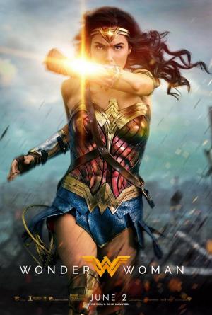 póster de la película de superhéroes Wonder Woman