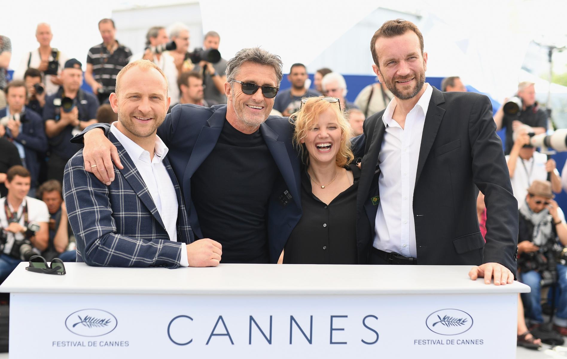 Borys Szyc, Pawel Pawlikowski, Joanna Kulig & Tomasz Kot en Cannes 2018